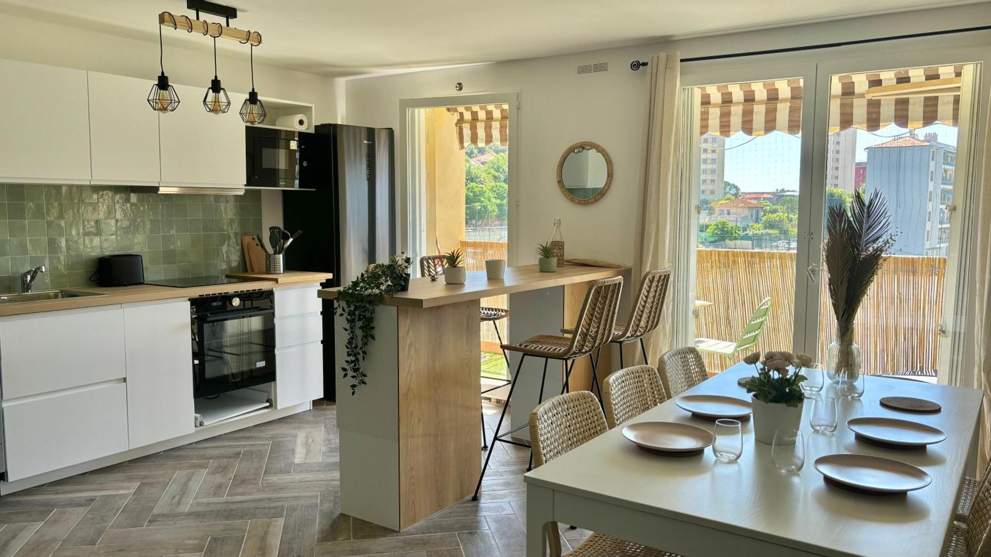 Modern & Cosy 3 Bedrooms Train Tramway Nice Exteriör bild